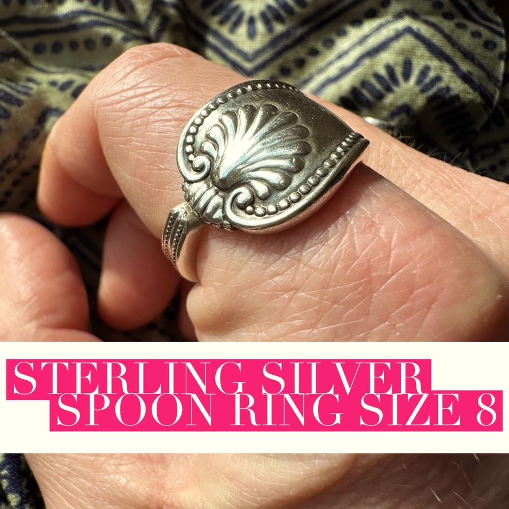 Sterling Silver Spoon Ring